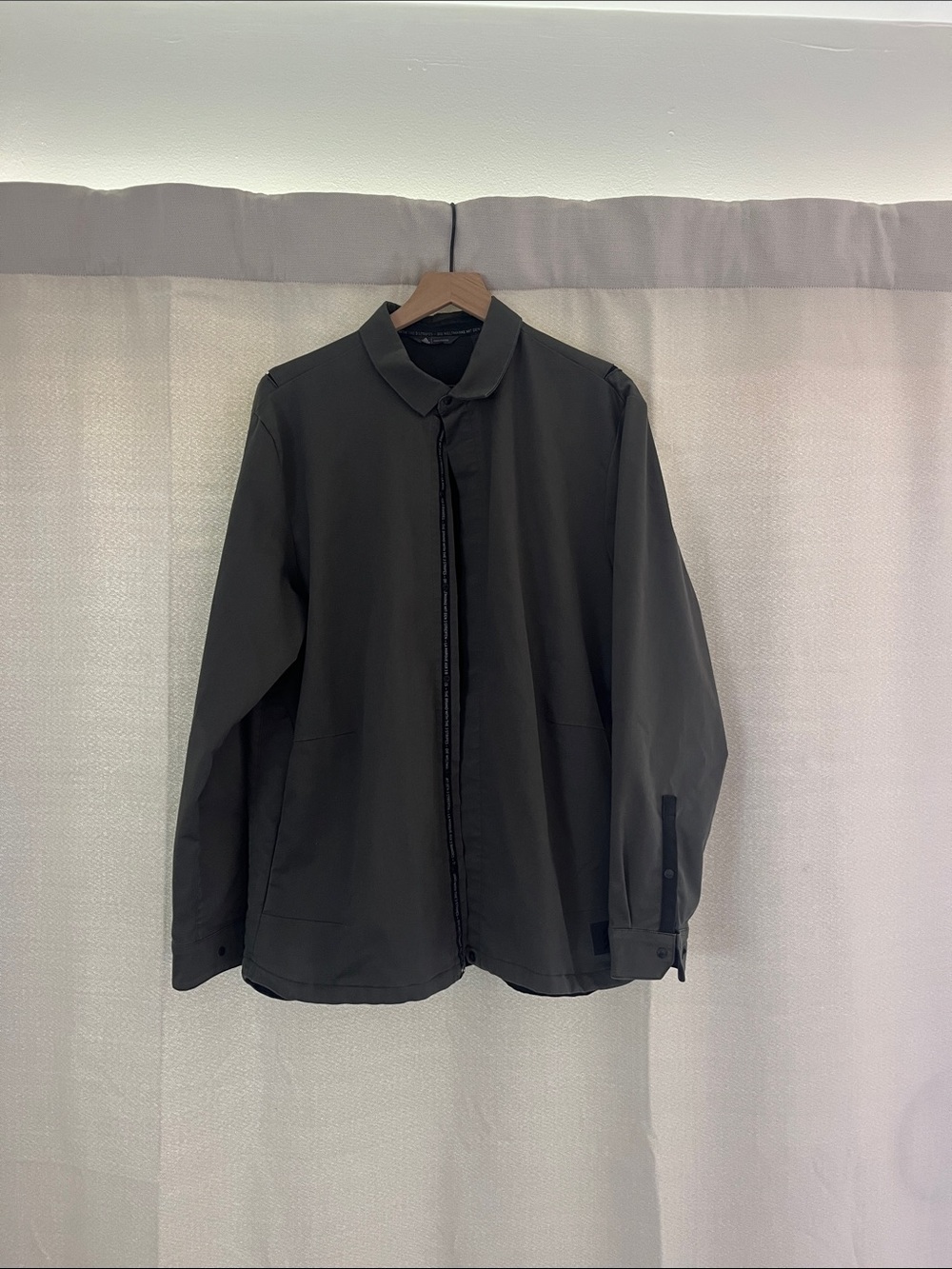 adidas Black Lightweight Shirt Jacket